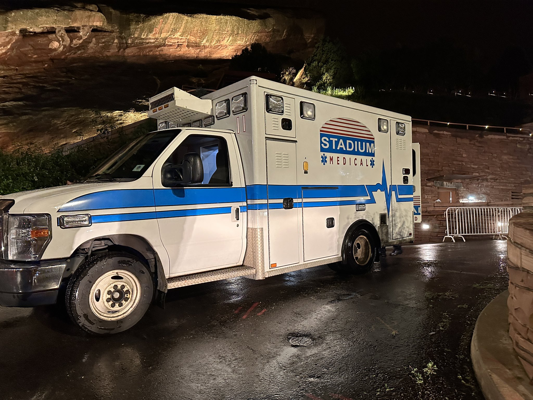 Medical crews at Red Rocks amphitheater treated 80 to 90 people who were injured during a mid-concert hail storm. Injuries ranged from cuts to broken bones.