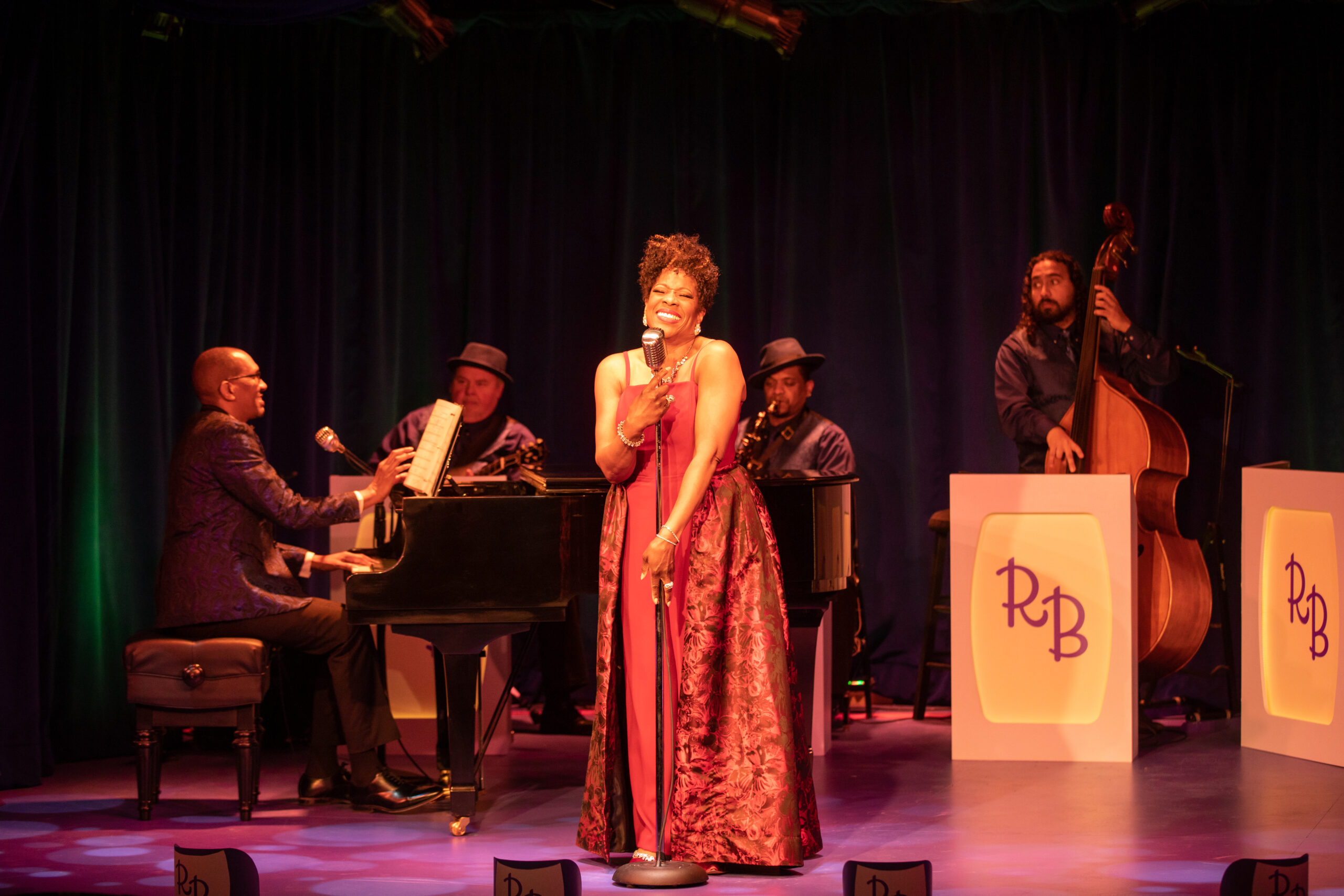 Sheryl McCallum performs in &quot;Miss Rhythm&quot; at the DCPA&#039;s Garner Galleria.